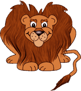 Gif animé lion souris